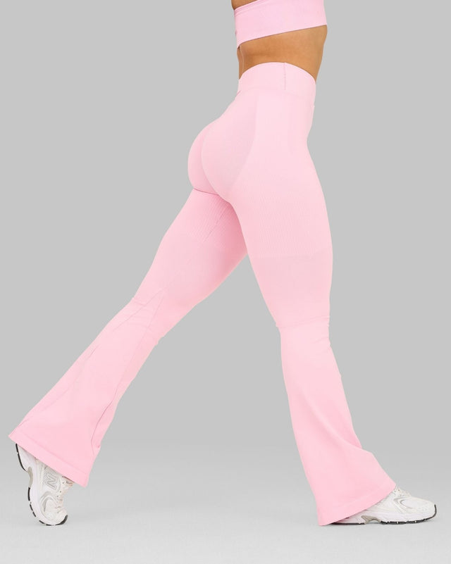 CORE IMPACT V-Waist Flared Leggings Candy Pink