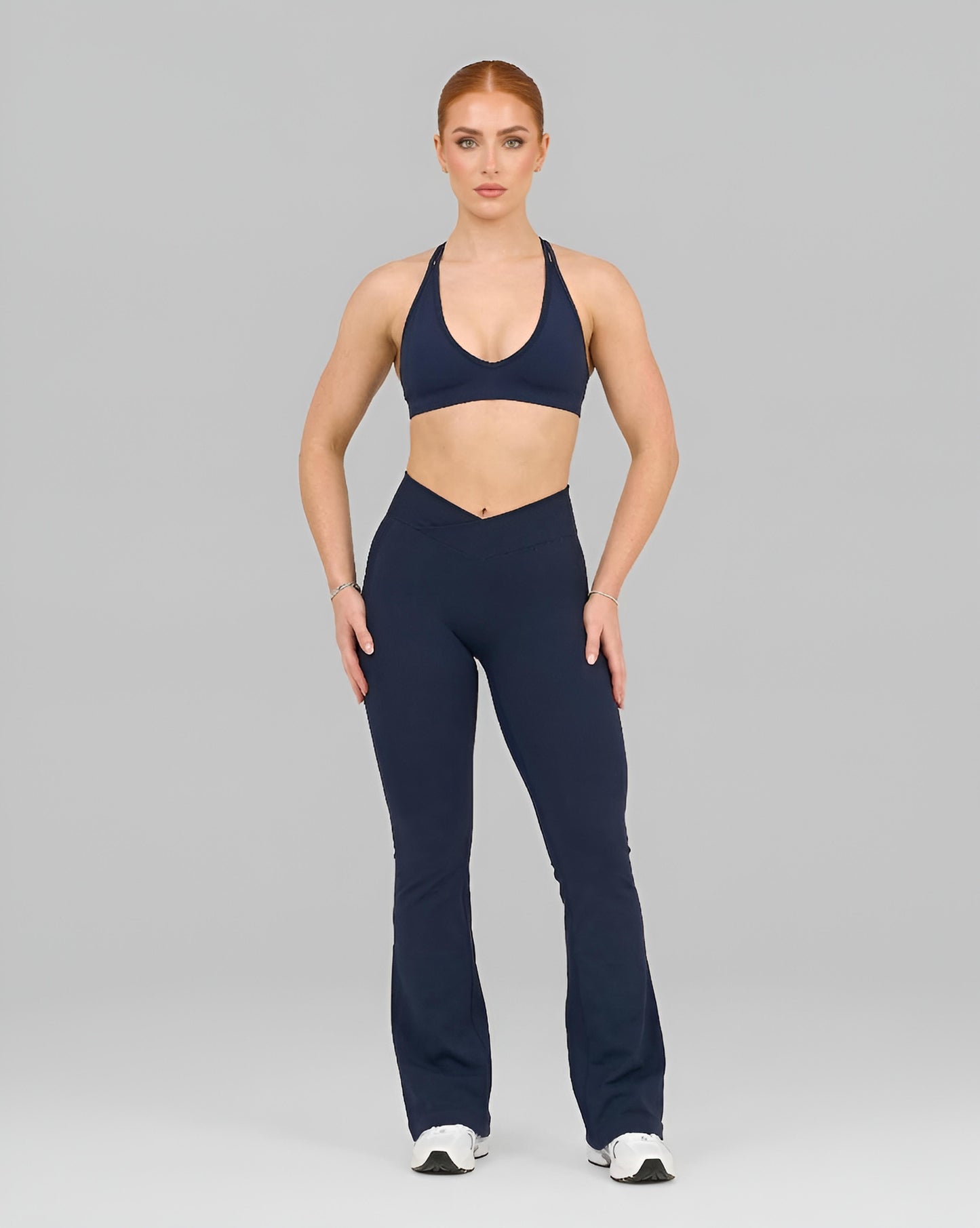 CORE IMPACT V-Waist Flared Leggings Midnight Navy