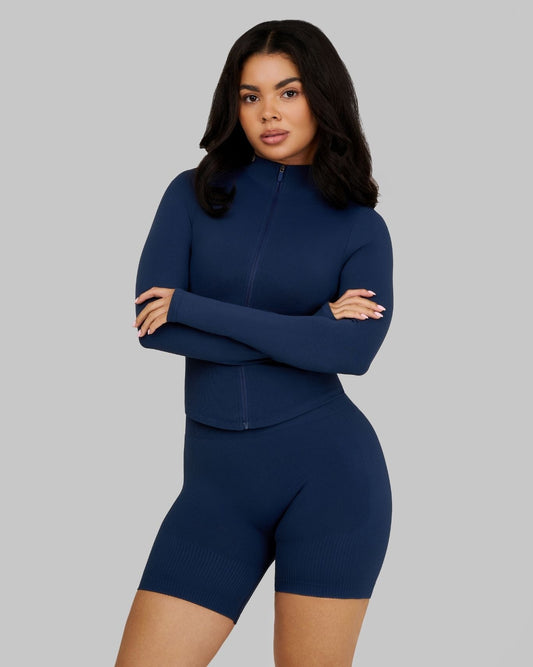 CORE IMPACT Sculpting Seamless Jacket Midnight Navy