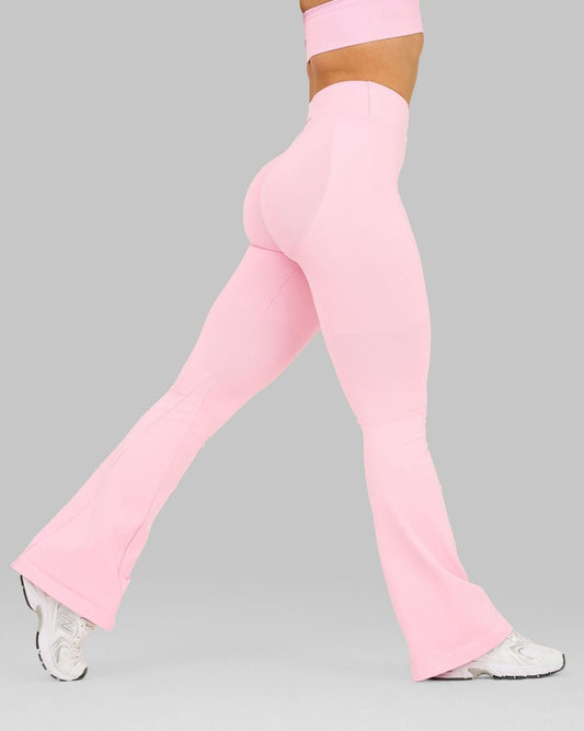 CORE IMPACT V-Waist Flared Leggings Candy Pink