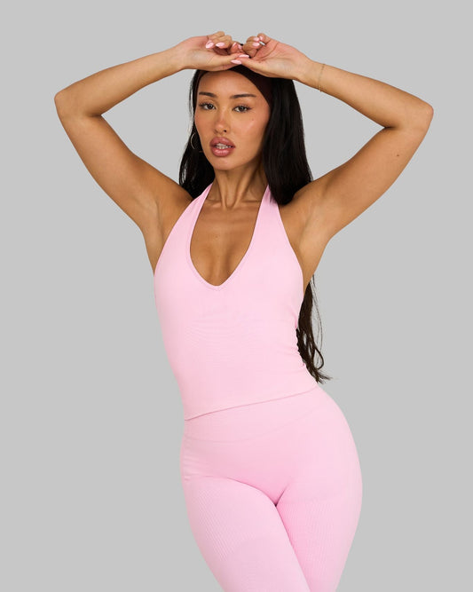 CORE IMPACT Sculpting Shapewear Top Halterneck Candy Pink