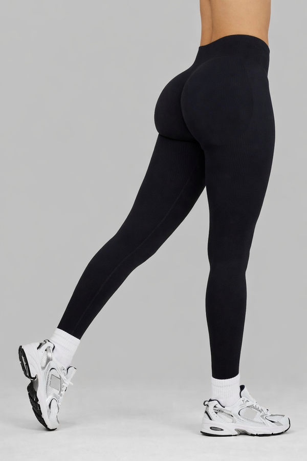 CORE IMPACT Sculpting High Waist Scrunch Leggings Night black