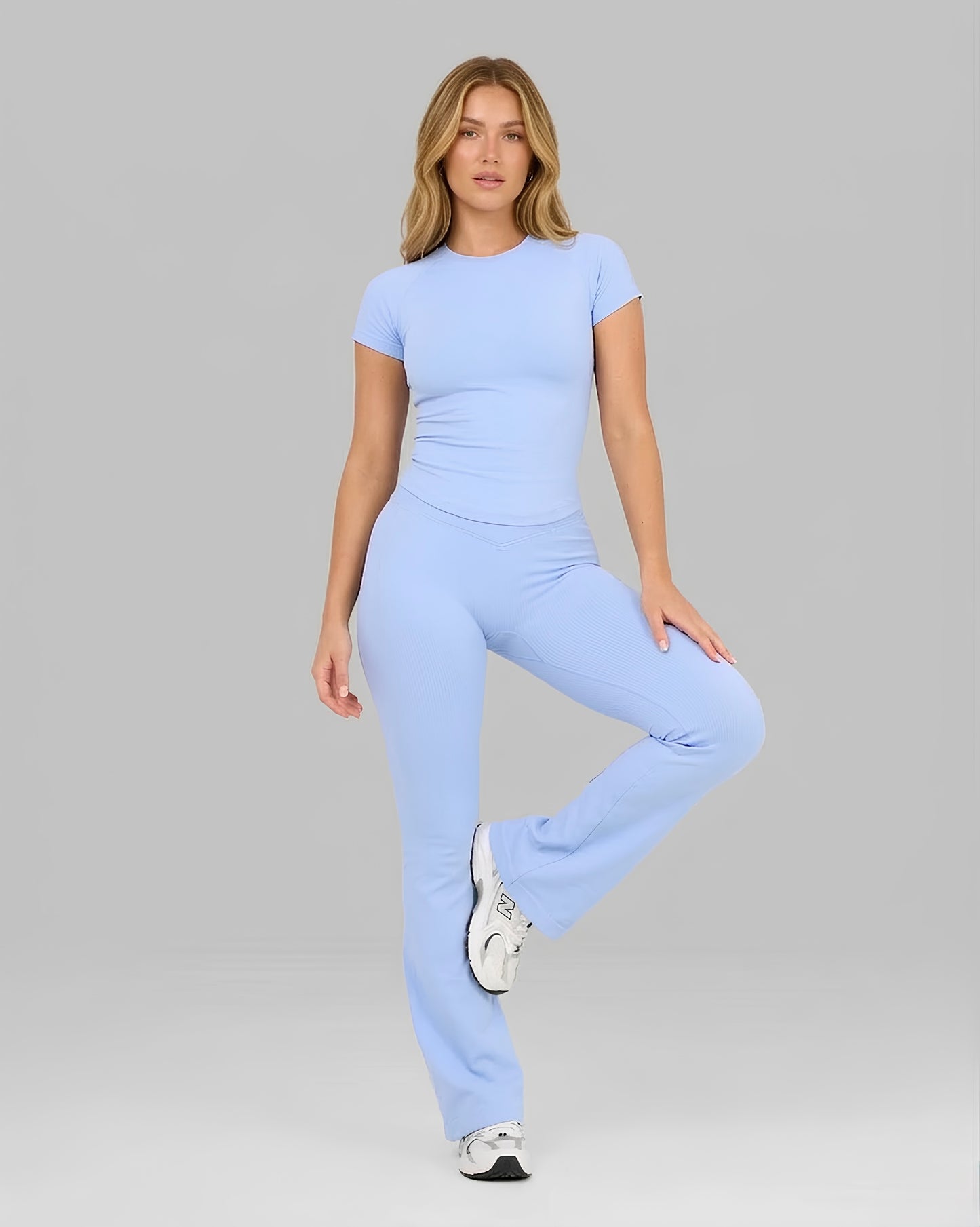 CORE IMPACT V-Waist Flared Leggings Glacier