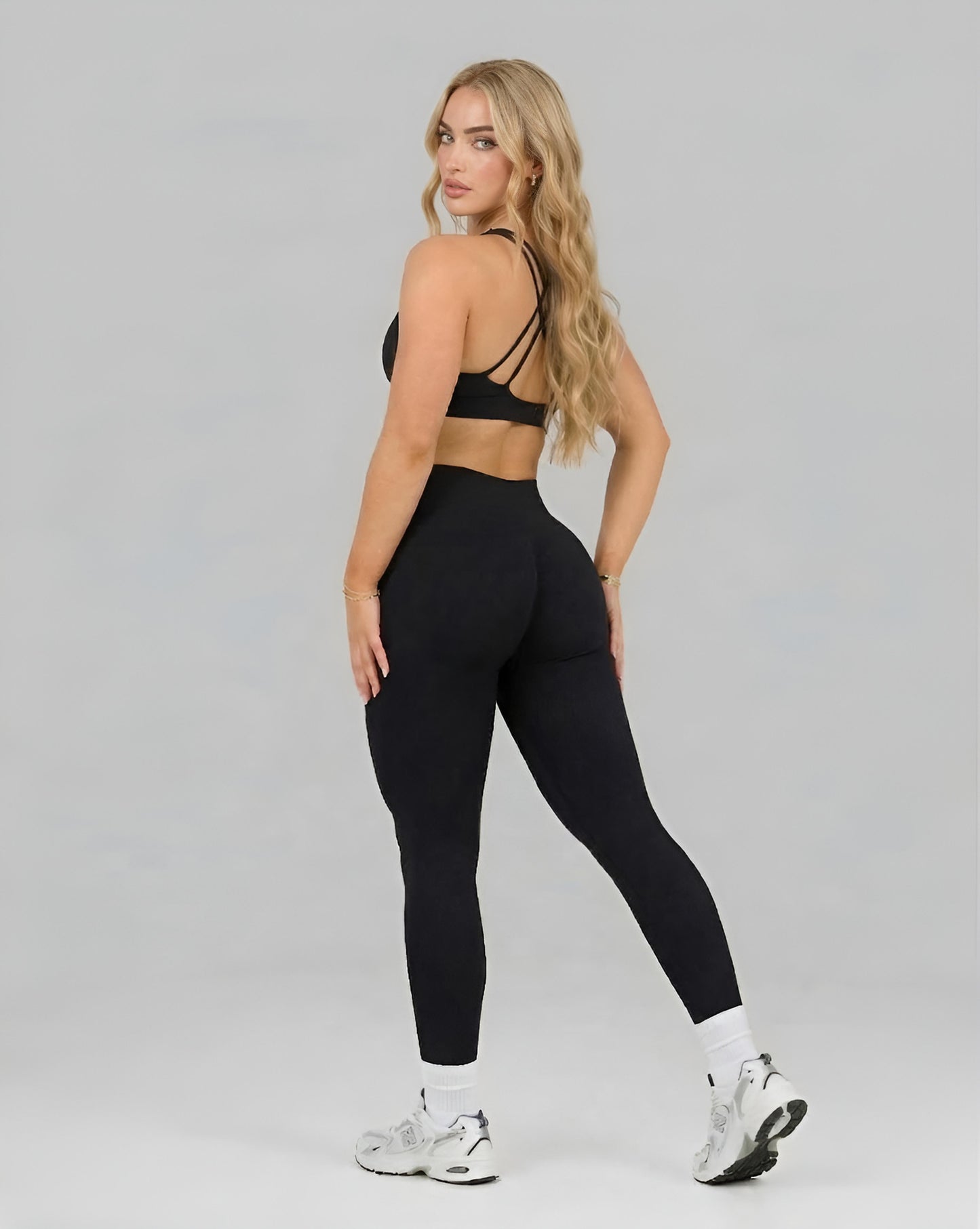 CORE IMPACT Sculpting High Waist Scrunch Leggings Night black
