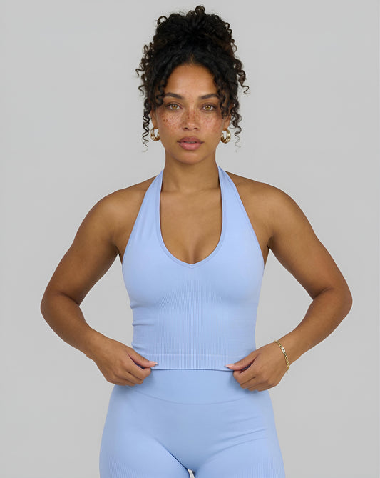 CORE IMPACT Sculpting Shapewear Top Halterneck Glacier